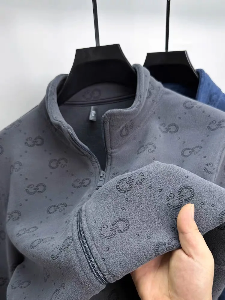 Мужской кардиган из искусственного меха