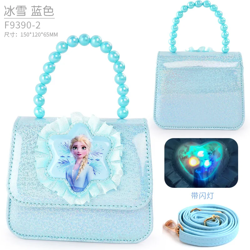 2022 New High Quality Genuine goods Disney  Frozen Princess Aisha Girls' Handbag, Christmas Gift Disney Children's Shoulder Bag