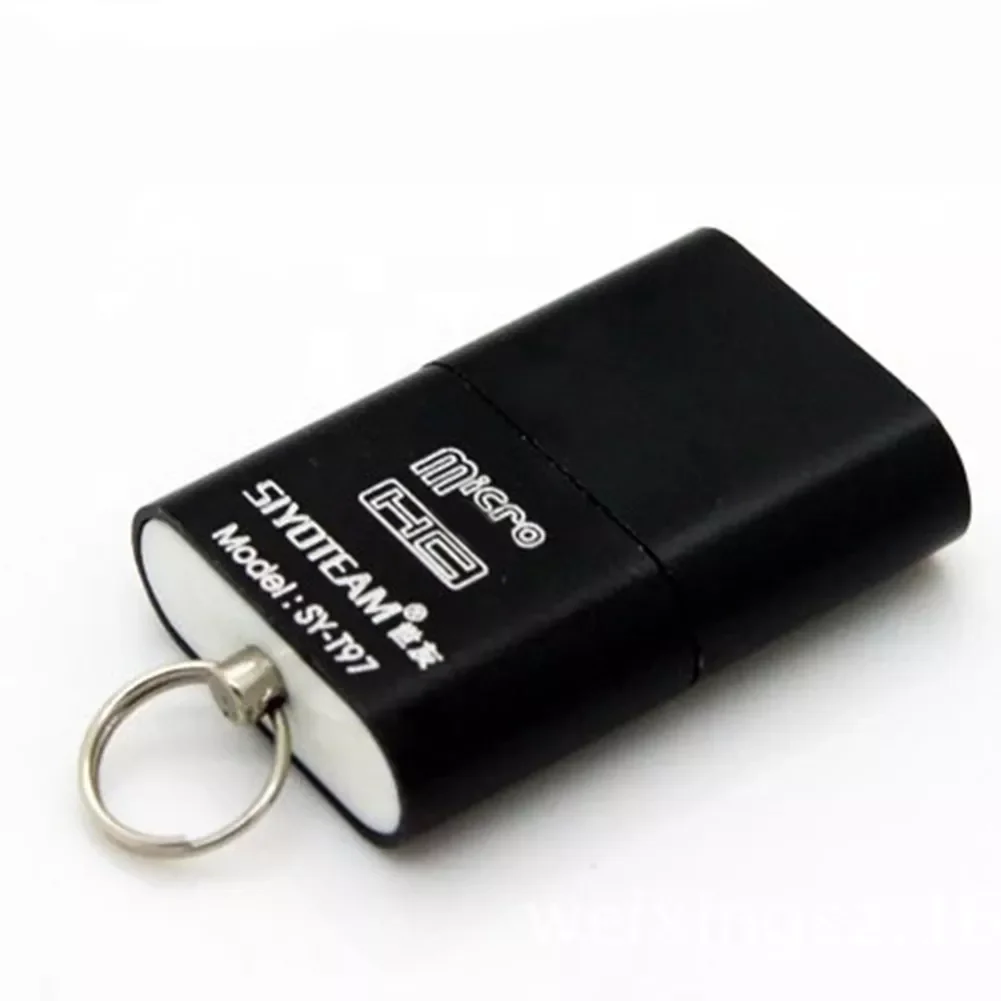 

Plug And Play USB 2.0 MICRO Accessories Practical Metal Card Reader Computer Anti-lost Mini Portable For TF