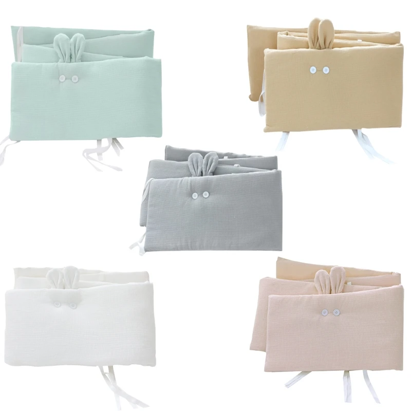 

Baby Nursery Bed Anti-collision Cushion Soft Baby Cot Bumper Gift for Newborn