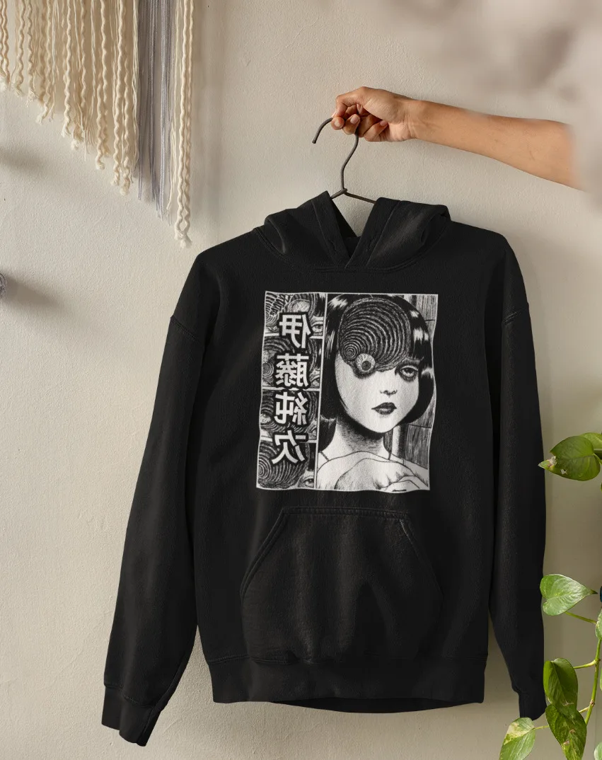 Толстовка унисекс Tomie Junji Ito Uzumaki Horror Anime Manga Japanese Japan Guro