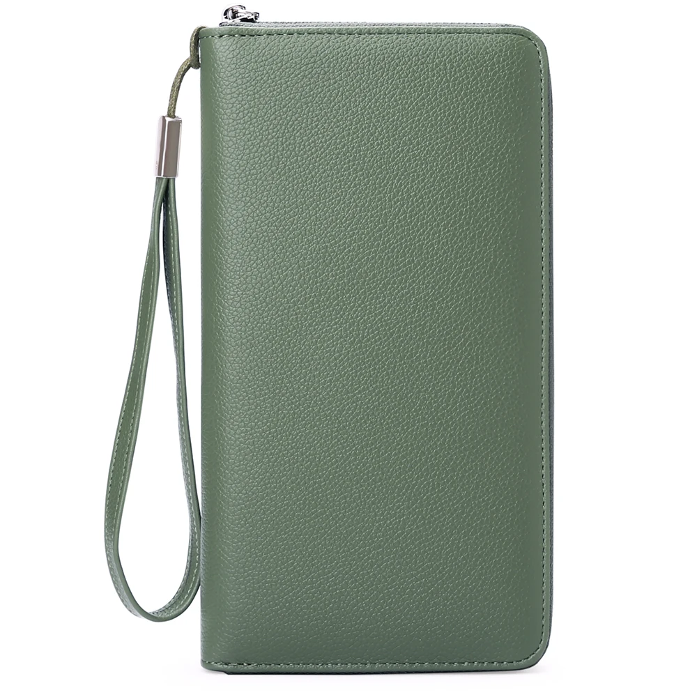 New Women PU Leather Wallets Female Long Zipper Purses Large Capacity Money Bag Phone Pocket Multifunction Clutch Card Holder