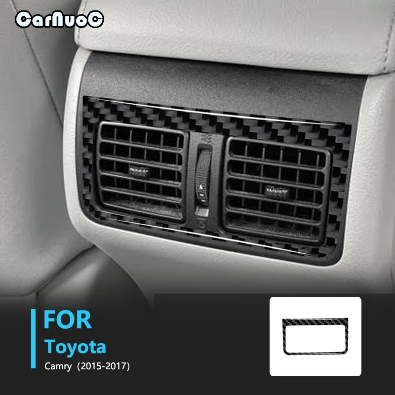 Для Toyota Camry 2015 2016 2017 задние вентиляционные отверстия из углеродного волокна