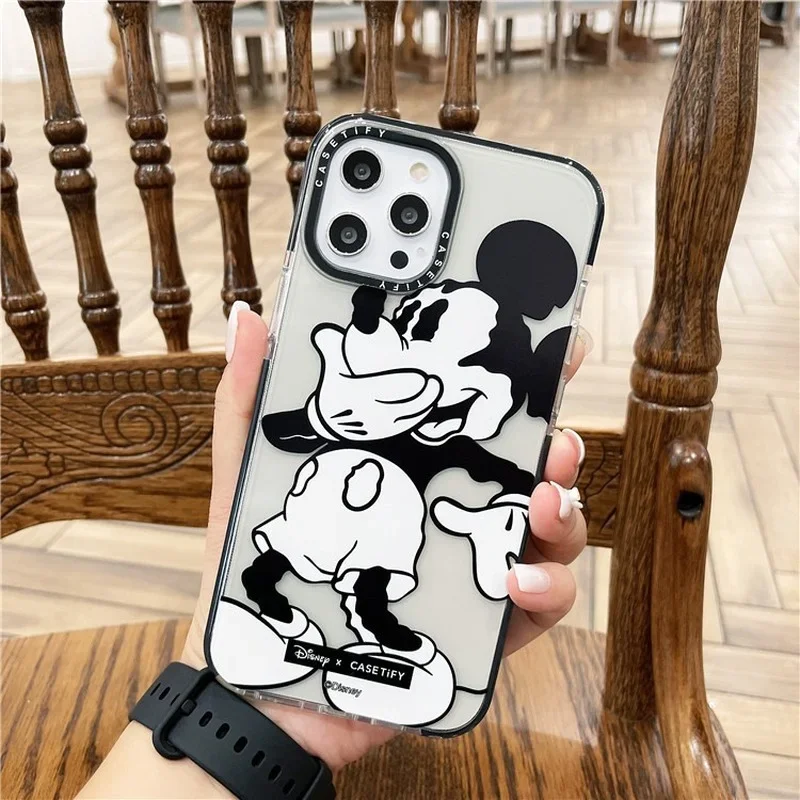 Чехол для телефона Disney с Микки Маусом IPhone 13promax 12 11 Pro Promax аниме противоударный