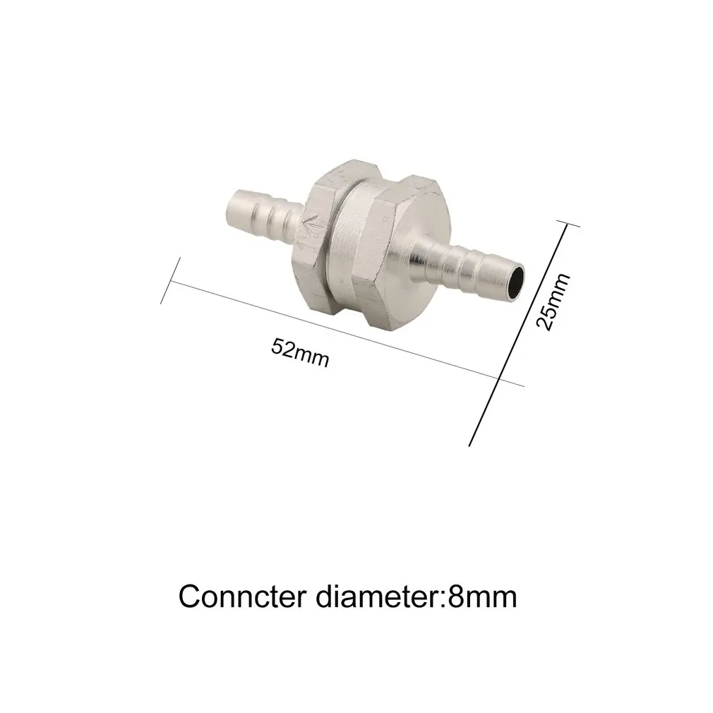 1 шт. алюминиевый обратный клапан 12 мм топливный невозвратный Встроенный