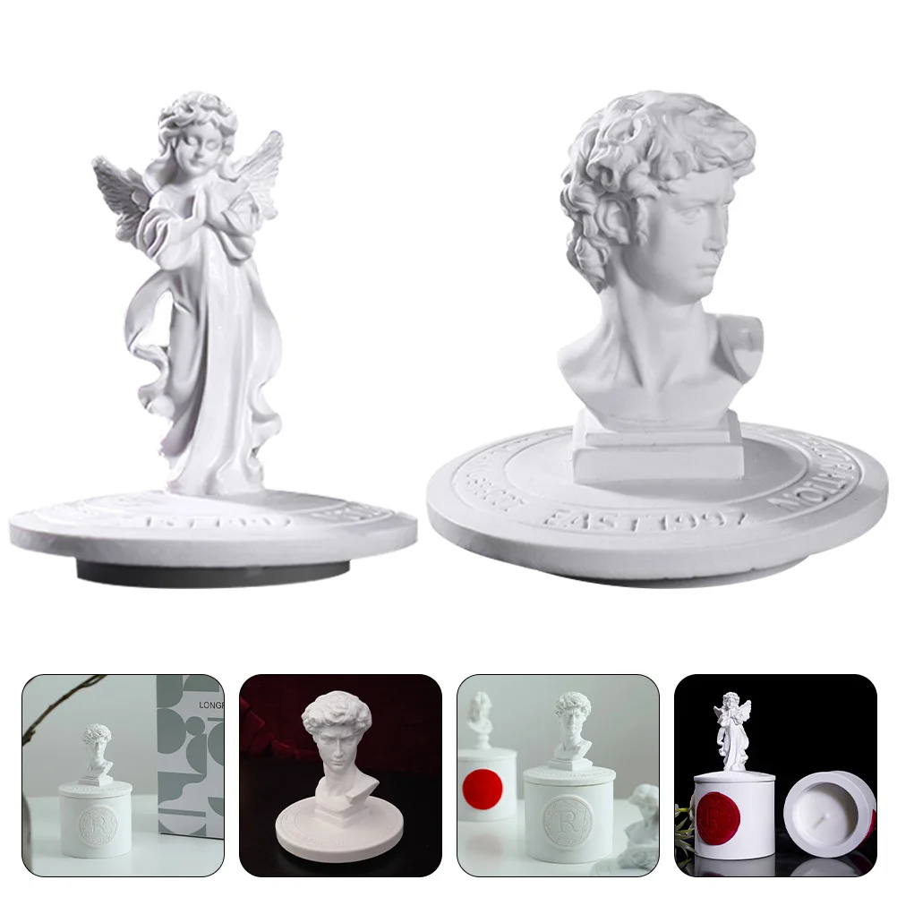 

2pcs Replacement Home Decor Scented Lid Jar Lid Toppers Scented Toppers