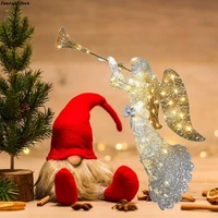luminous angel garden decoration 2d lighting acrylic ornament home night light for festival christmas new years dropshipping