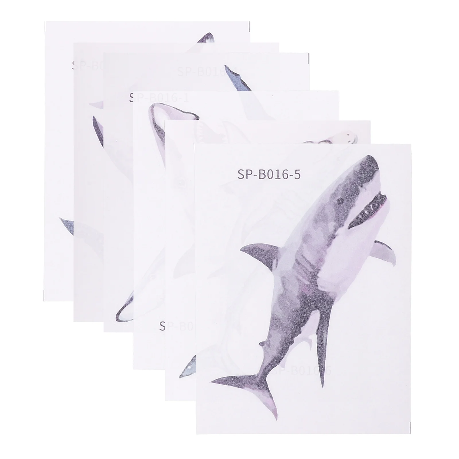 

6 Pcs Decor Bathroom Anti-slip Decals Cartoon Sea Animal Bathtub Stickers Floor Shower Grip Pvc Non-slip Toddler