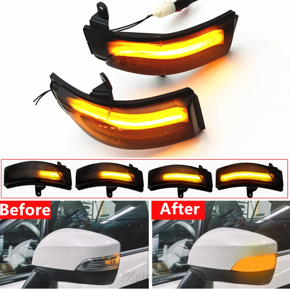 

Pair For Subaru Forester Outback Crosstrek Impreza Legacy WRX/STI Dynamic LED Side Mirror Turn Signal Light Sequential Indicator