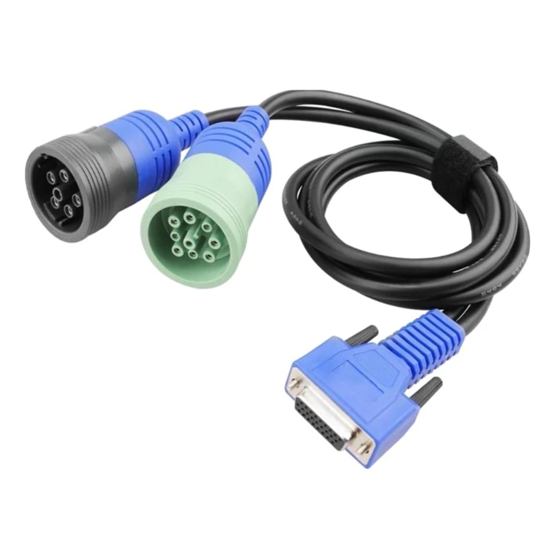 Многоцелевой 6-контактный и 9-контактный разъем адаптера диагностического кабеля