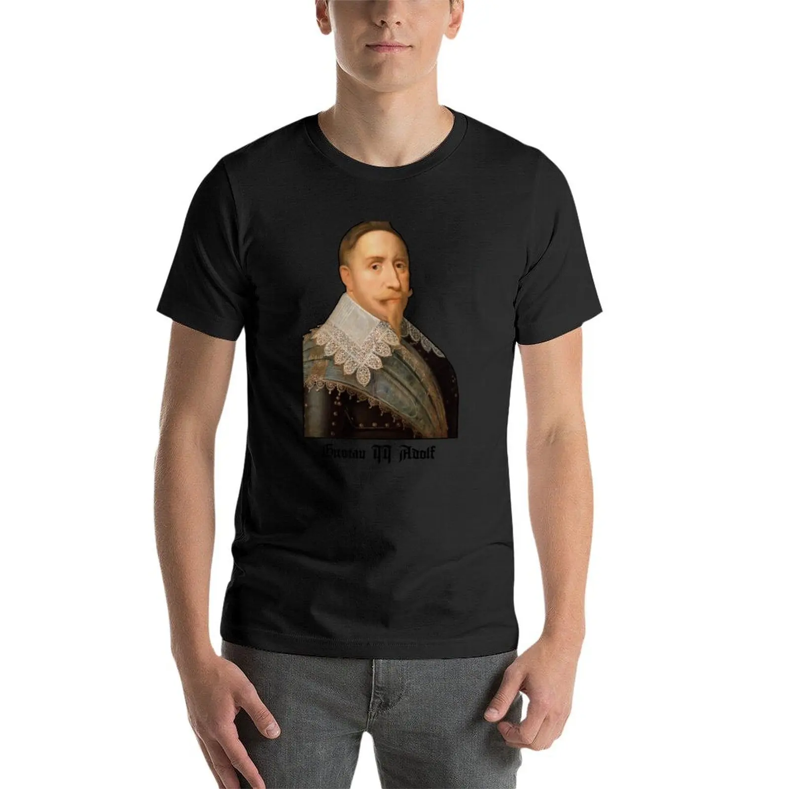 Мужская одежда Gustavus Adolphus футболка Sweden новая коллекция