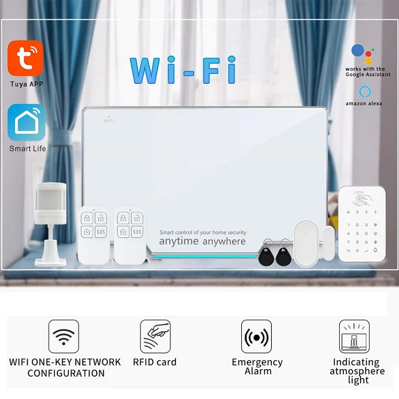 Семейная охранная сигнализация Smartrol 4G Wi-Fi датчик сигнализации хост-комплект