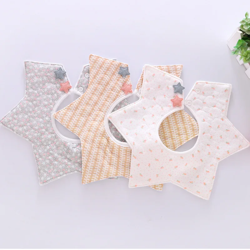 

Baby Bibs 360 Degree Rotation Cotton Soft Baby Kids Bandana Burp Cloth Lovely Flower Newborn Infant Saliva Towel Baby Stuff