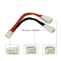 auxillary adapter y cable radio wiring harness cd changer navigation for 66 pin 2003 2014 toyota camry corolla highlander
