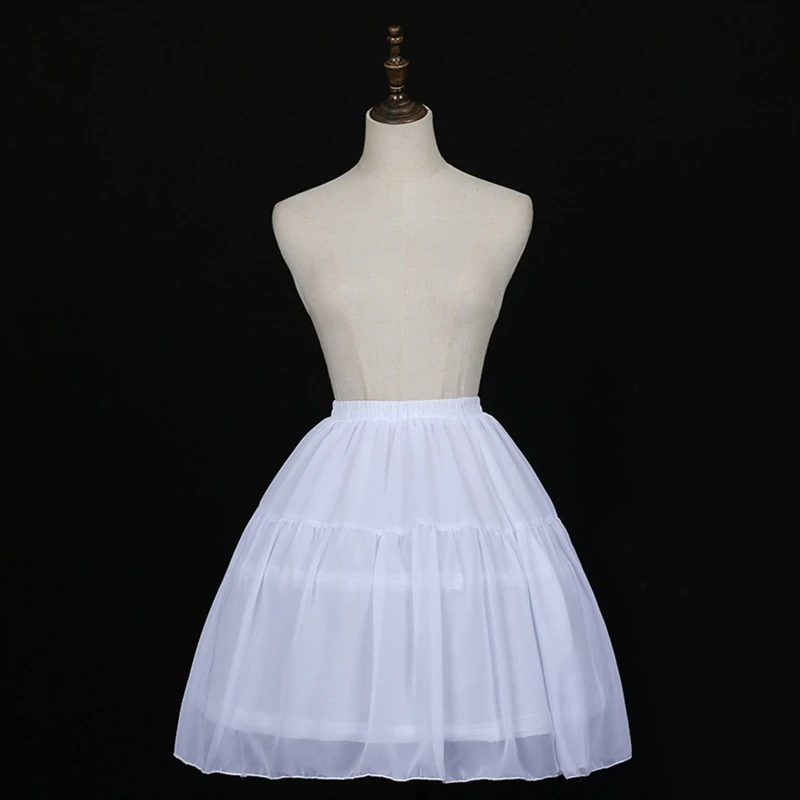 

Girls Petticoat Underskirt Hoop Boned Underskirt For Dresses Crinoline Skirt Women White Crinoline Petticoat
