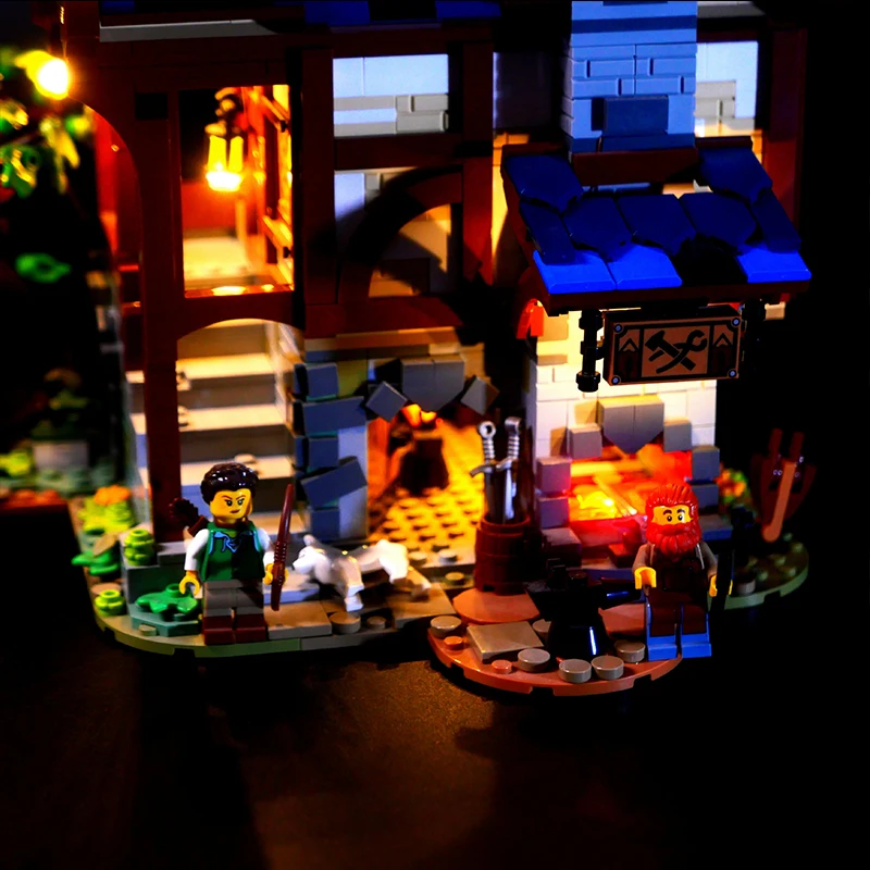 Детский конструктор для конструктора LEGO 21325 средневековый строительный блок