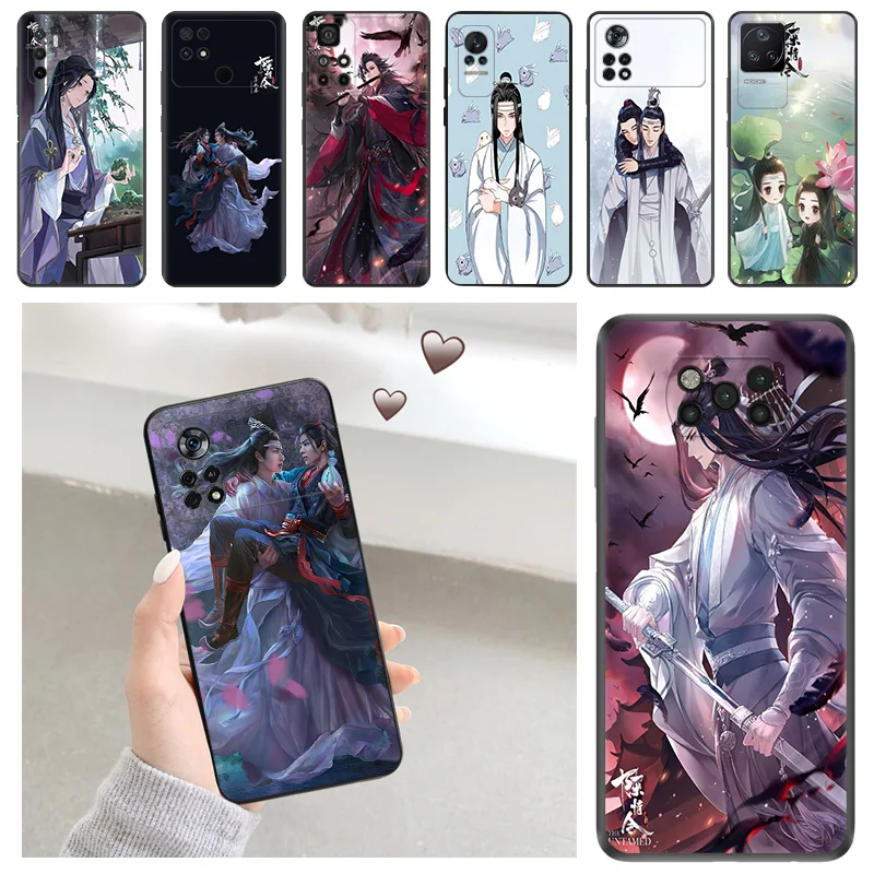 

Soft Phone Cases For Xiaomi Poco C51 X5 Pro F4 X4 GT M5 M4 5G F3 M3 C55 C50 C40 X3 NFC F1 The Untamed Black Matte Cover