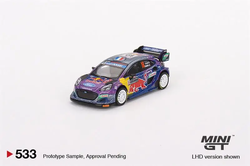 

MINI GT 1:64 Ford RB Rally1 #19 MonteCarlo Winner Diecast Model Car