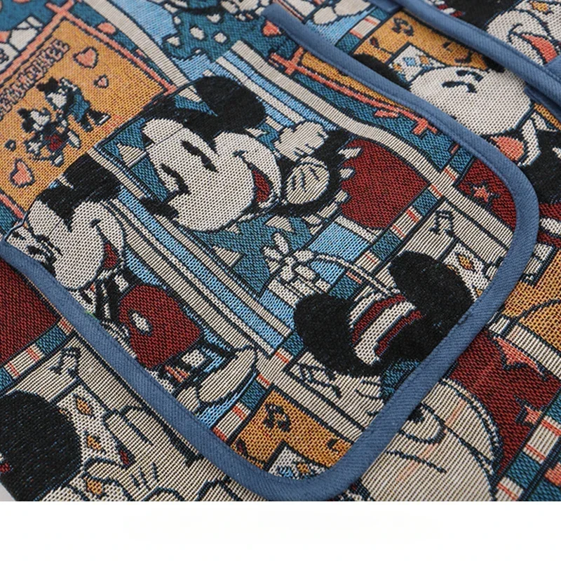 Куртка с мультипликационными лацканами в стиле ретро уличная бейсбольная