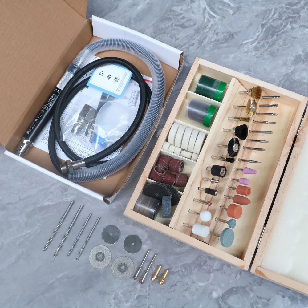 

Пневматическая шлифовальная машина, ветровая шлифовальная ручка, мини-маленькая высокоскоростная шлифовальная машина для резьбы по нефриту, полировальная машина