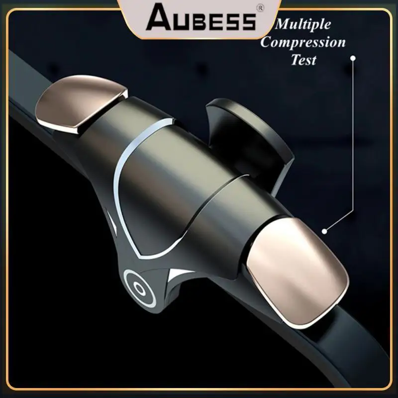 

Black Aiming Key Button Lightweight For Gamers Shooting Joystick Portable Convenient Office Accessories Zinc Alloy Game Trigger