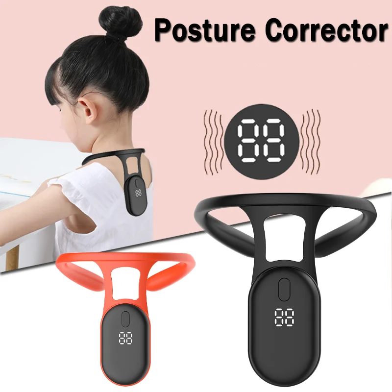 

Smart Posture Corrector Device Automatic Vibrate Reminding Child Adult Realtime Monitoring Training Stance Correction Neck Belt