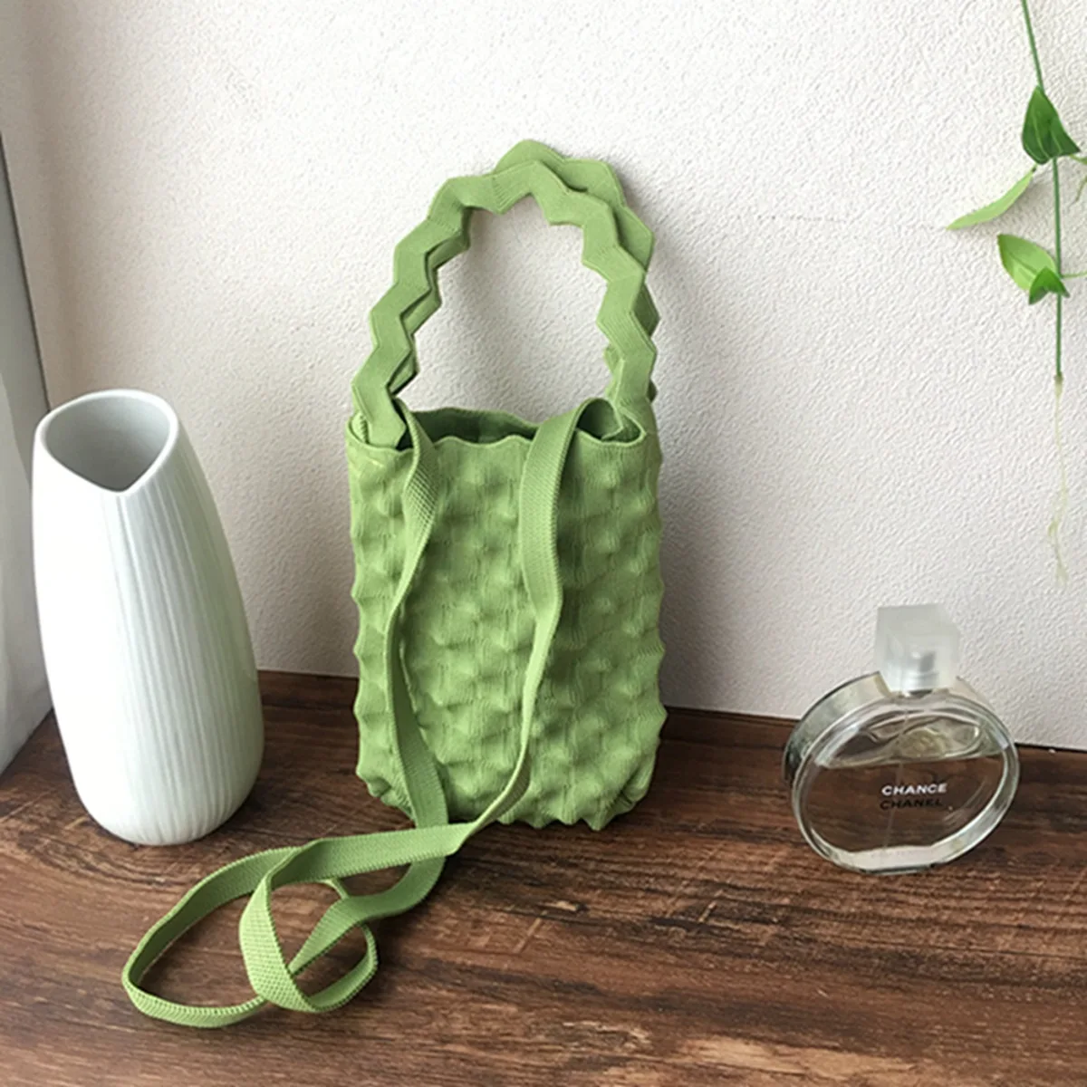 Small Ruched Top Handle Bag Summer Y2K Colorful Designer Fashion Handbag Long Strap Korean Casual Stylish Phone Pocket Wholesale