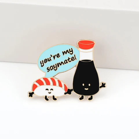 Броши японская кухня Reliatonny