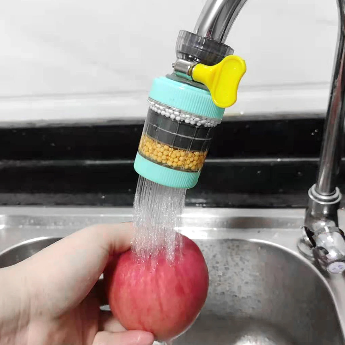 

Faucet Mount Filter, Faucet Water Purifier Kitchen Faucet Filter Water For Home Kitchen Bathroom