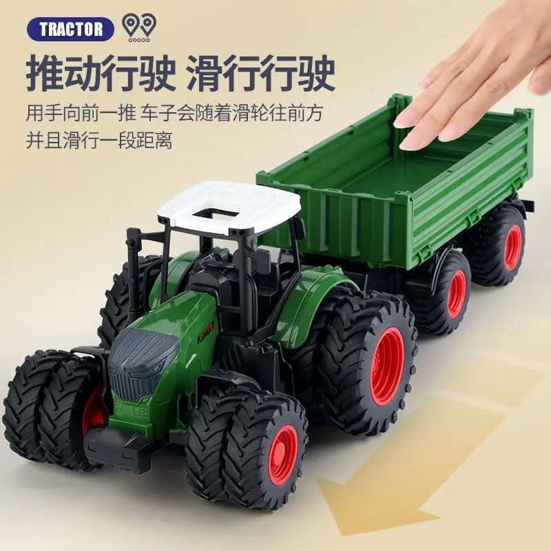 

Children's Toy Car Tractor Engineering Car Model Inertia Simulation Sound and Light Car Toy Boy Gift