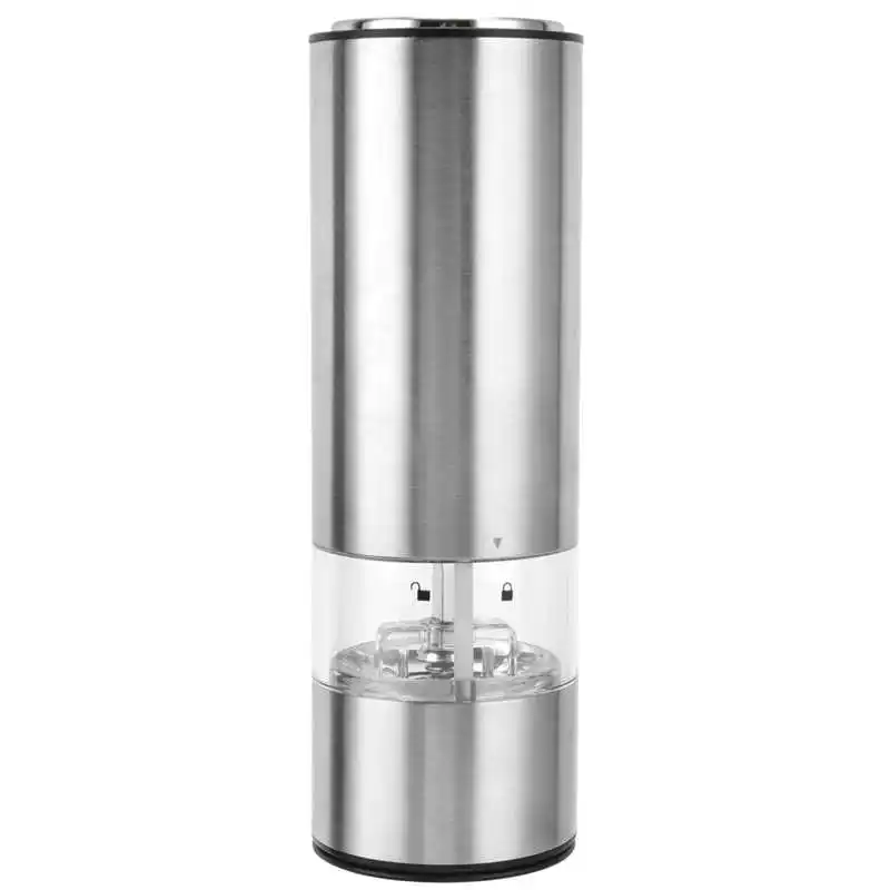 Pepper Grinder Electric Stainless Steel Automatic Mill with LED Light for Pepper Coarse Salt high grade stainless steel pepper mill electric pepper mill grinder manual pepper grinder coffee grinder