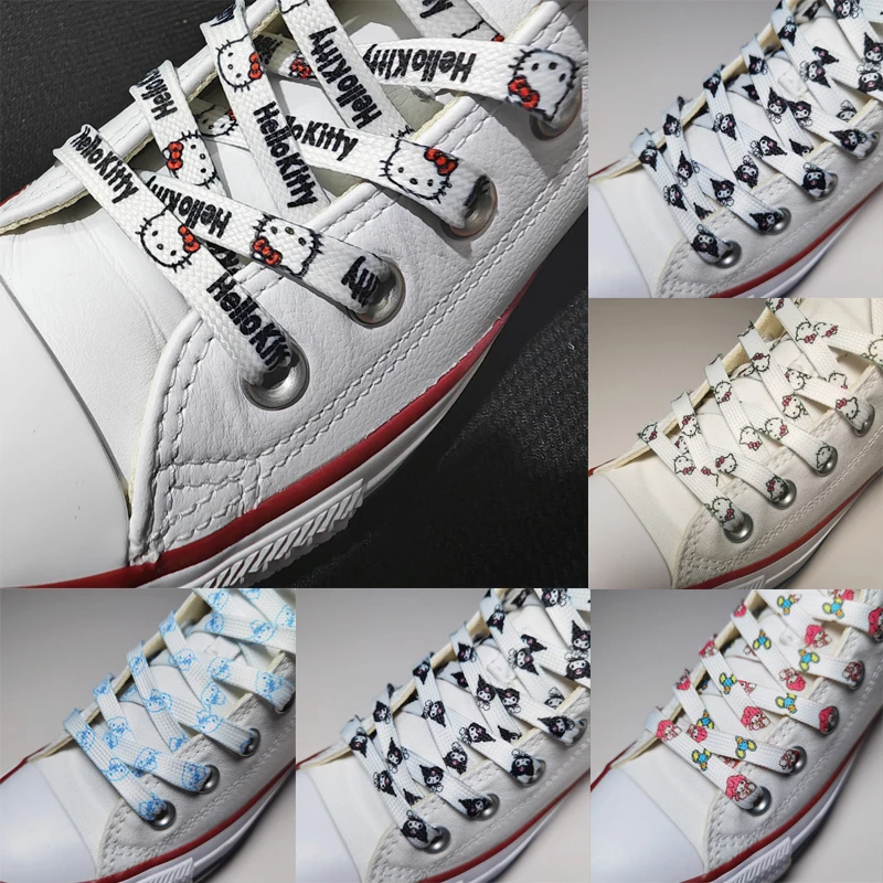 

Hello Kitty Shoelace Sanrio Melody Shoelace Girls Canvas Shoe Shoelaces Y2k Kuromi Accessories Cinnamoroll Kuromi Things 150cm