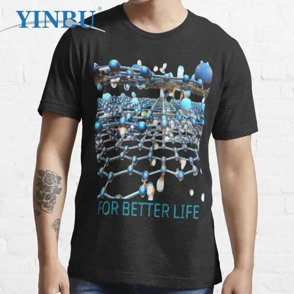

FOR BETTER LIFE t shirts for men YinBu streetwear graphic anime tees