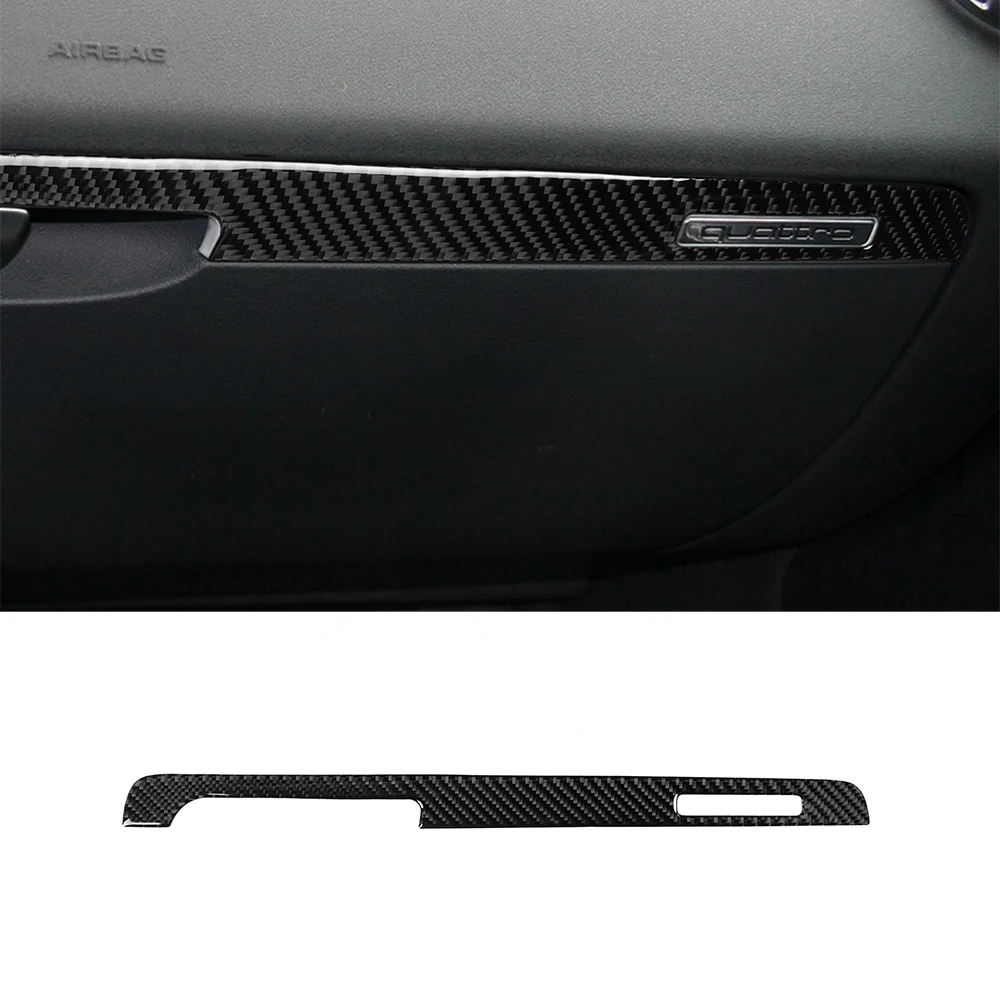 

for Audi Tt 8n 8j Mk123 Ttrs 2008-2014 Dashboard Decoration Cover Trim Sticker Decal Car Interior Accessories Carbon Fiber