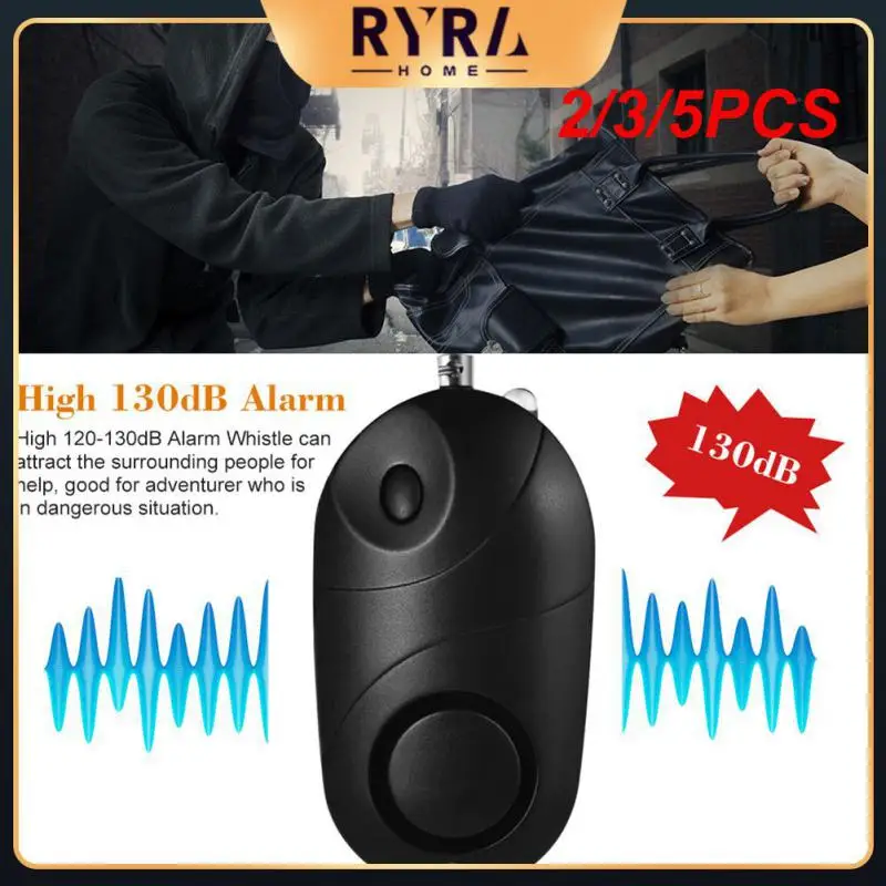 

5PCS Upgrad Self Defense Alarm 130dB Egg Shape Girl Women Security Alert Personal Safety Scream Loud Keychain Emergency Alarm