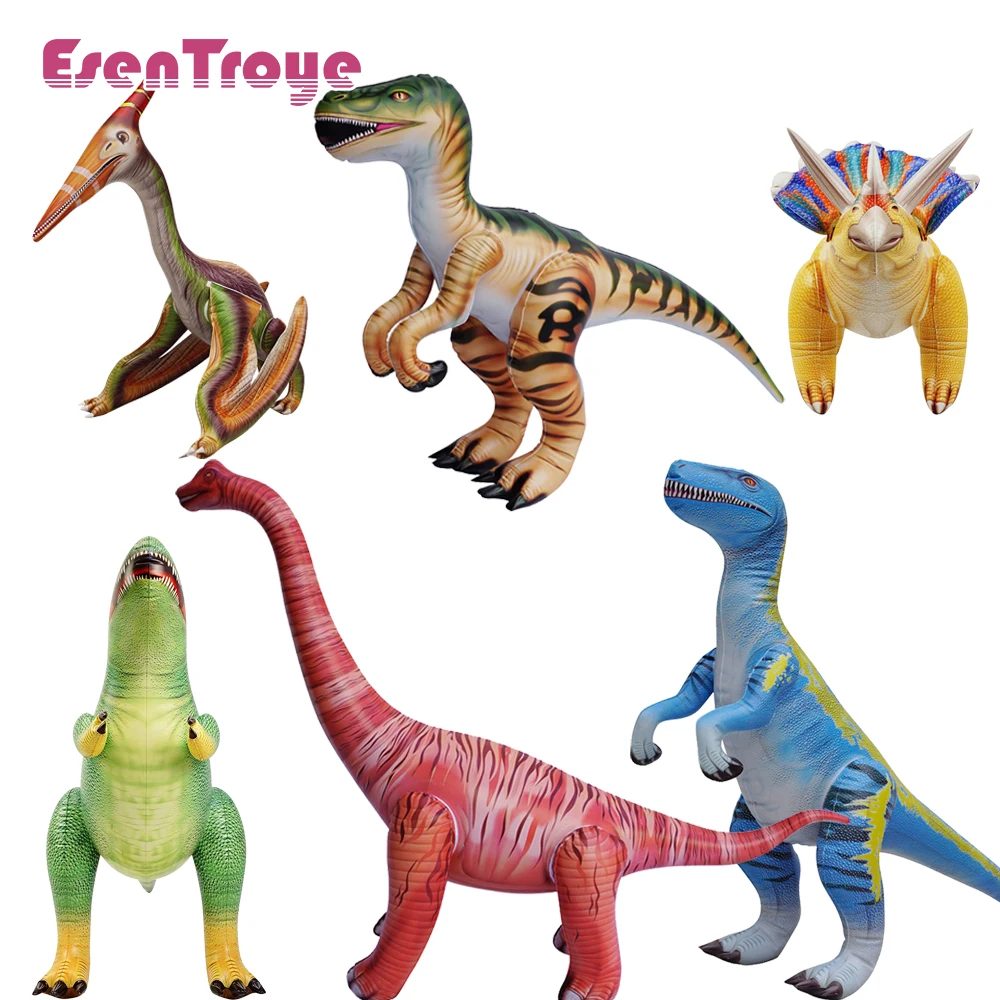 

Giant Inflatable Dinosaur Toys Large Blow Up PVC Balloon Realistic Jurassic Dino Kids Birthday Party Supplies Decorations Favors