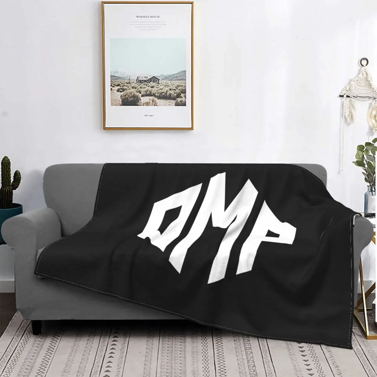 

Omp 1503 Blankets Sofa Cover Flannel Autumn/Winter Anime Plaid 3D Letters Logo Cool Throw Blankets for Bedding Couch Bedspread 1