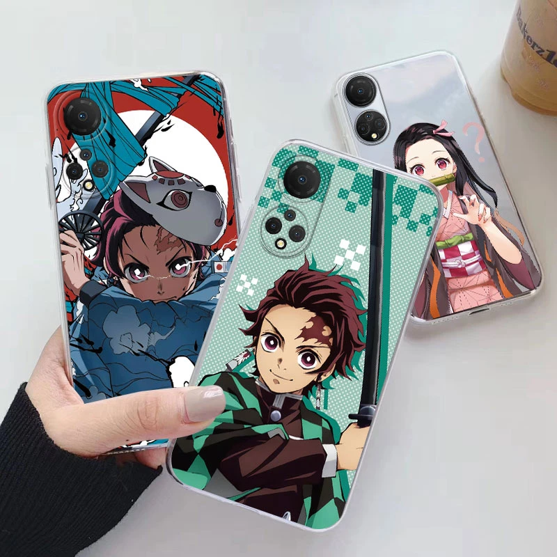 Прозрачный чехол для Honor X7 X 7, задняя крышка, убийца демонов, камадо, танджиро, незуко, Coque, мягкий силиконовый чехол для Huawei Honor X7 Capa