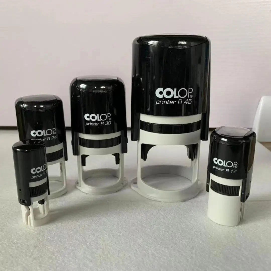 Гравировальные чернила Colop с обратной печатью печать на заказ R30 Круглый осмотр