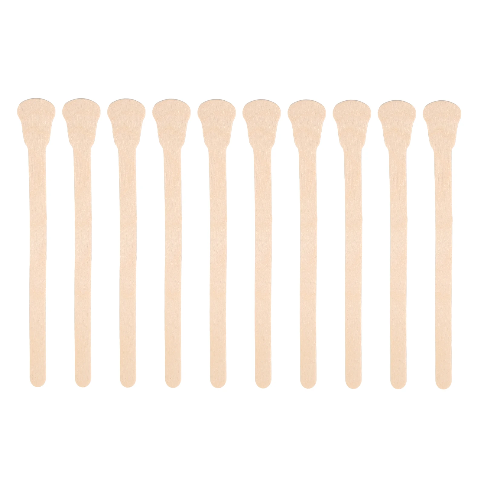 

10pcs Guitar Shape Wooden Wax Sticks Facial Body Hair Removal Wax Spatulas Applicator Tool