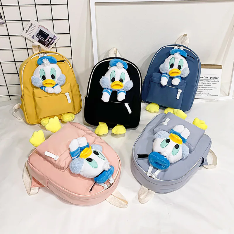 

Disney Children's Schoolbag New Cartoon Cute Donald Duck Backpack Kindergarten Schoolbag Daisy Girls Small Backpack