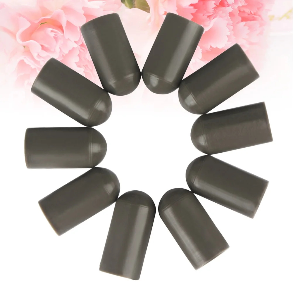 

10pcs Drumstick Practice Drum Mute Drumstick Silent Tip Drumstick Tip Covers Mute Drum Mallet Protector for Drum Sticks (