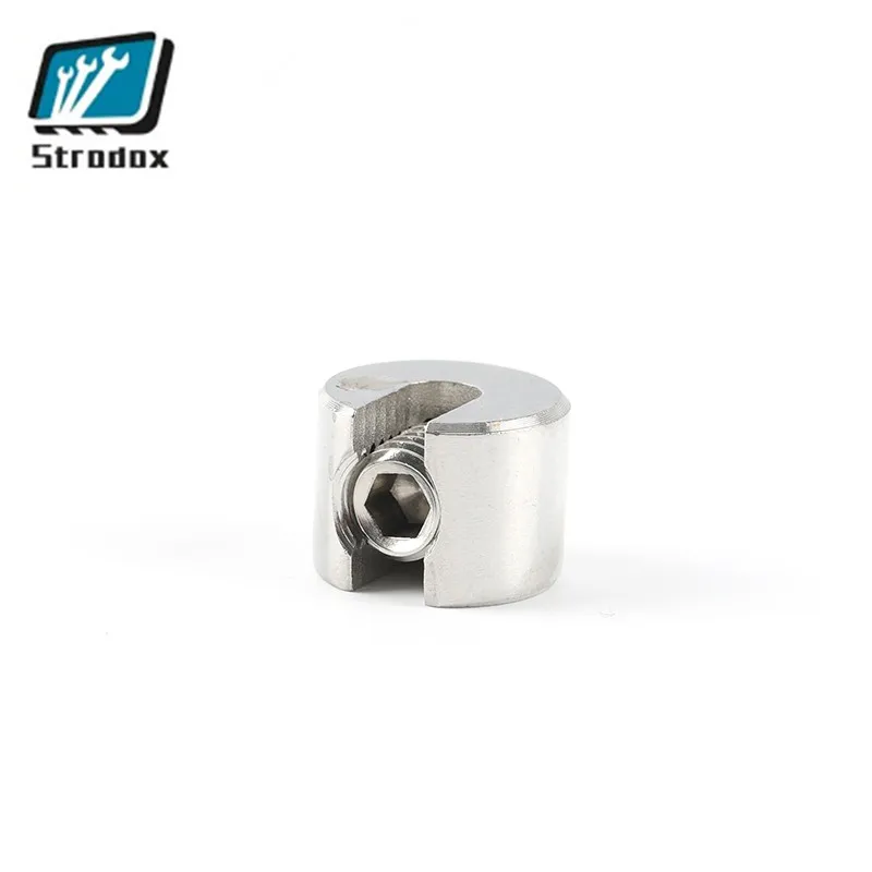 

M2~M6 10 Pieces 316 Stainless Steel One-word Slot Card Head Wire Rope Reinforcement Chuck Garden Fixed Rope Clip Curtain Wall