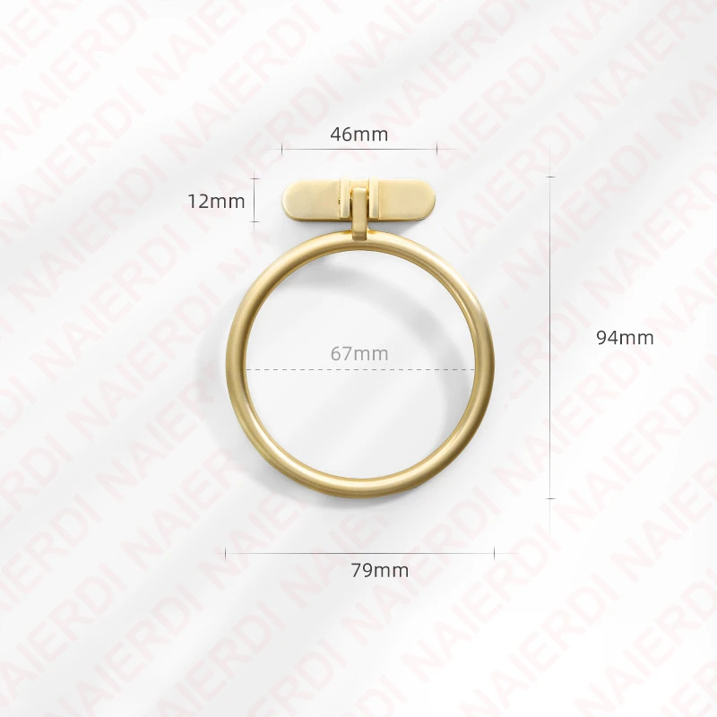 

Ручки для шкафов NAIERDI серого цвета из цинкового сплава