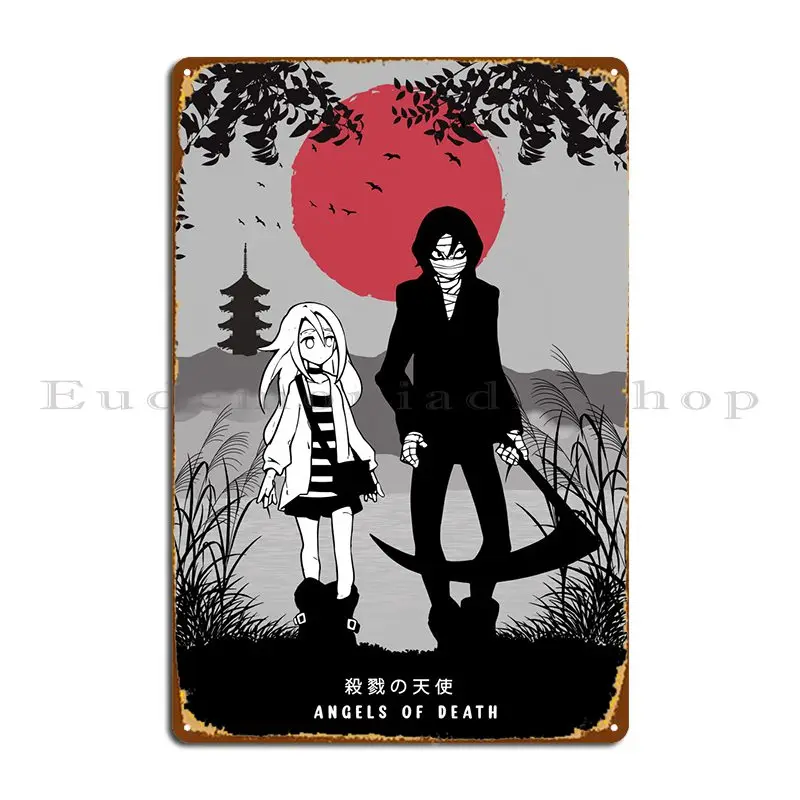 

Металлический знак «ангелы смерти», настенный кинотеатр, персонализированный клубный жестяной плакат