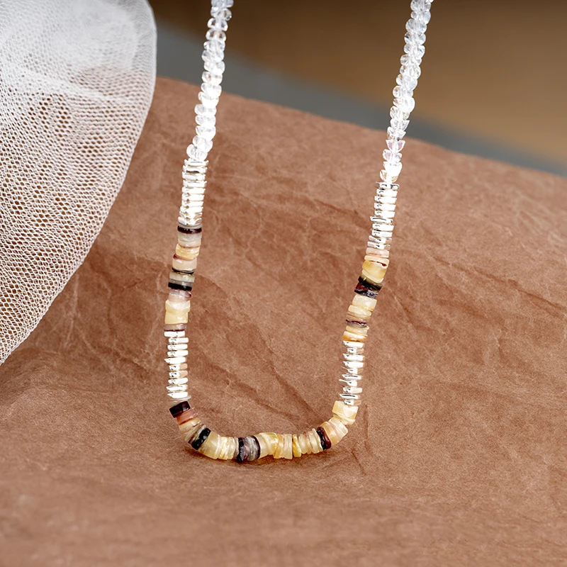 Очаровательная подвеска Женская цепочка из титановой стали мини-ожерелье с