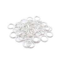 diy jewelry accessories color preserving sliver copper ring handmade materials open ring necklace bracelet 500pcs a pack
