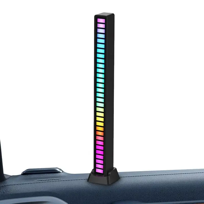 

Rhythm Recognition Light Bar Sound Sensor LED Light Strips Creative Colorful LED Ambient Light With 18 Modes Music Sync 32-Bit