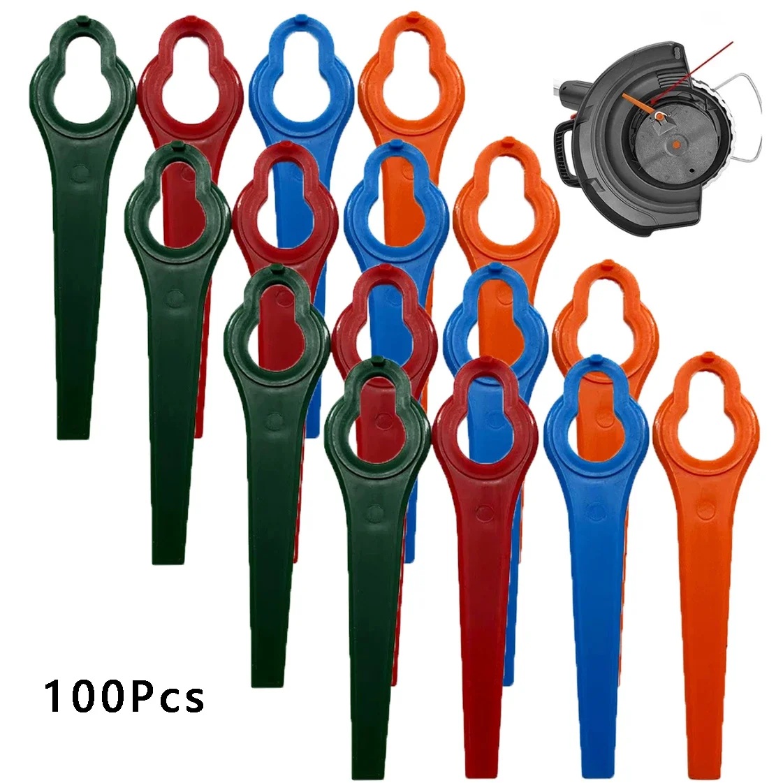 100 шт. сменные Пластиковые лезвия для триммера Florabest LIDL FRTA 20 A1 Lidl IAN 282232