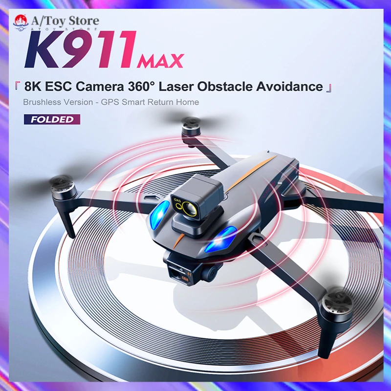 

Квадрокоптер K911 Max 4k складной с Gps и двойной Hd камерой, 1200 м